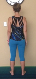 Samantha or Sam Aug 2015 Fabletics Review - Fabletics Gennessee - Kenyon Tank and Salar Crop - Back